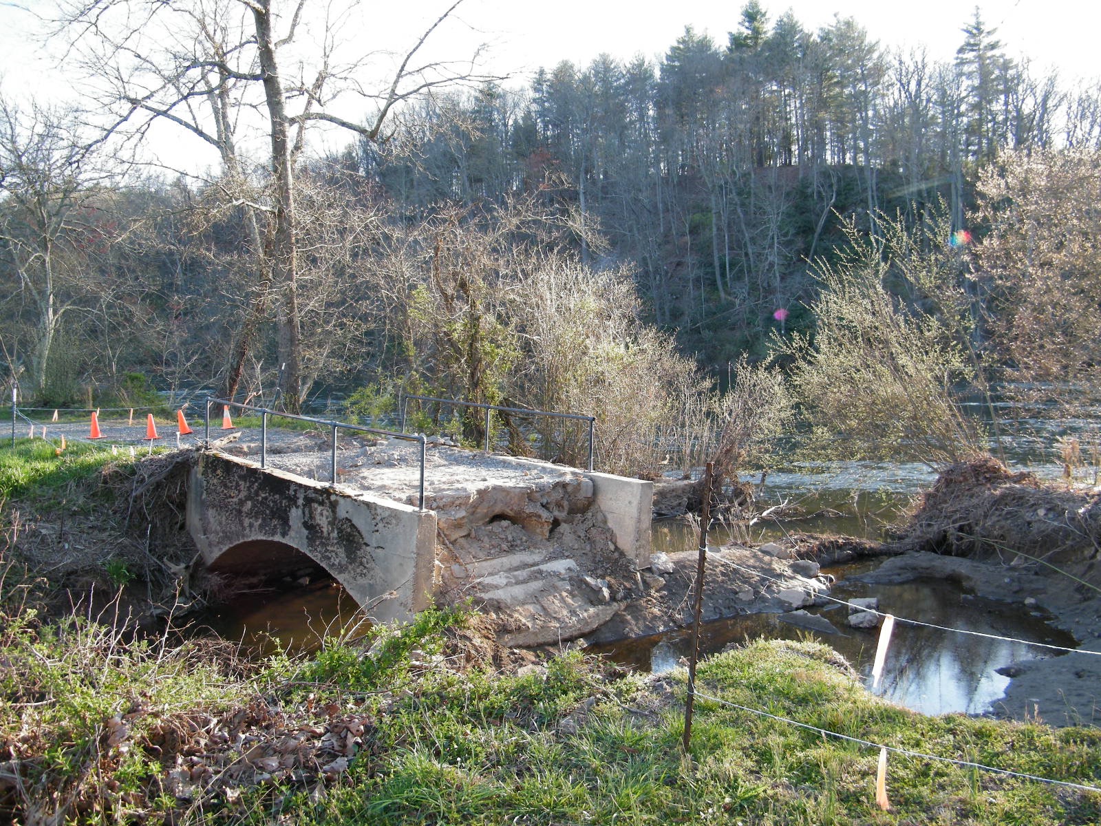 old iron rail bridge